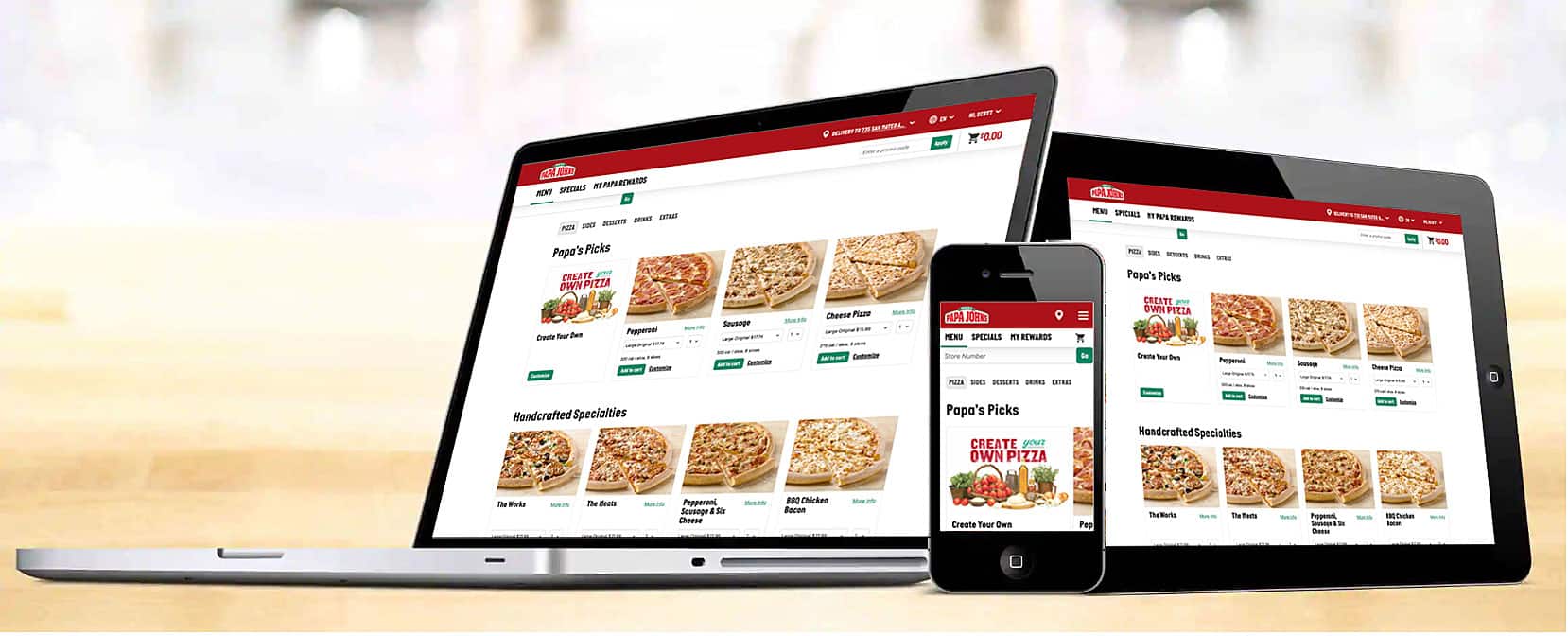 Download Online Pizza Ordering Papa John S Pizza